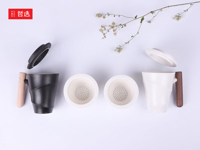 【 中國白&middot;哲選 】波動&middot;個人辦公杯 陶瓷產(chǎn)品 高溫?zé)? class=